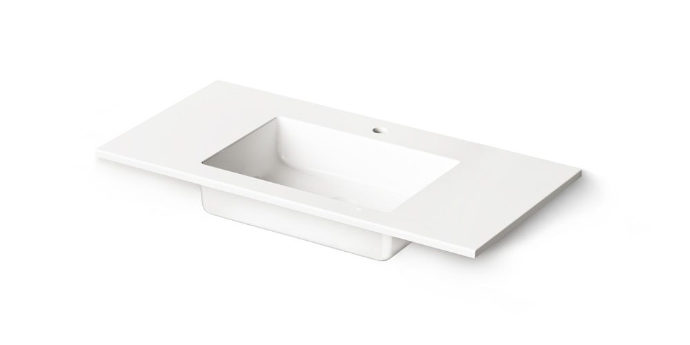 Möbeltvättställ PAA LOTO 100, 100x49 cm, gjutmarmor – 2