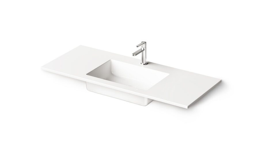 Mööblivalamu PAA LOTO 120, 120×49 cm, kivimass Möbeltvättställ PAA LOTO 120, 120x49 cm, gjutmarmor