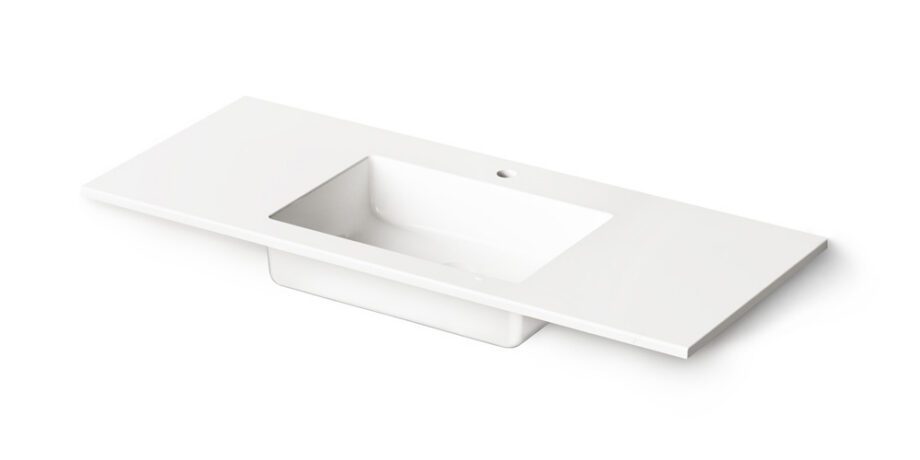 Mööblivalamu PAA LOTO 120, 120×49 cm, kivimass 2 Möbeltvättställ PAA LOTO 120, 120x49 cm, gjutmarmor – 2