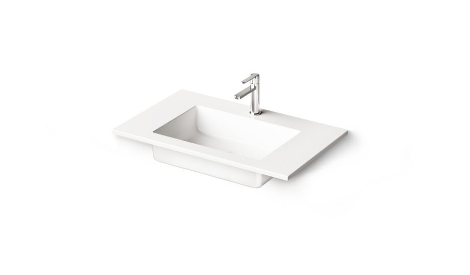 Mööblivalamu PAA LOTO 80, 80×49 cm, kivimass Möbeltvättställ PAA LOTO 80, 80x49 cm, gjutmarmor