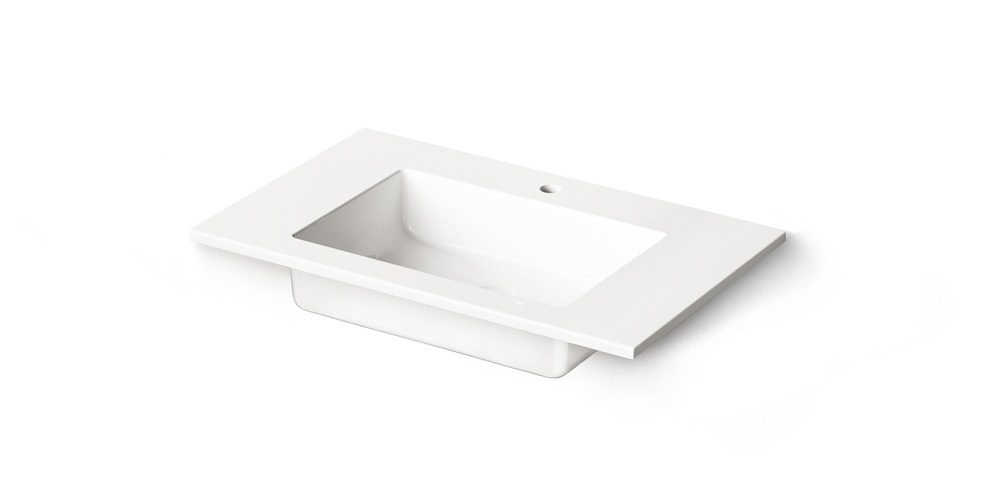 Möbeltvättställ PAA LOTO 80, 80x49 cm, gjutmarmor – 2