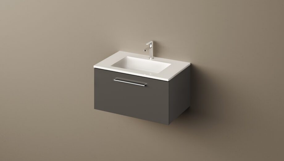 Mööblivalamu PAA LOTO 80, 80×49 cm, kivimass 3 Möbeltvättställ PAA LOTO 80, 80x49 cm, gjutmarmor – 3