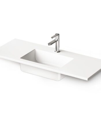 Möbeltvättställ PAA LOTO MINI 100, 100x40 cm, gjutmarmor