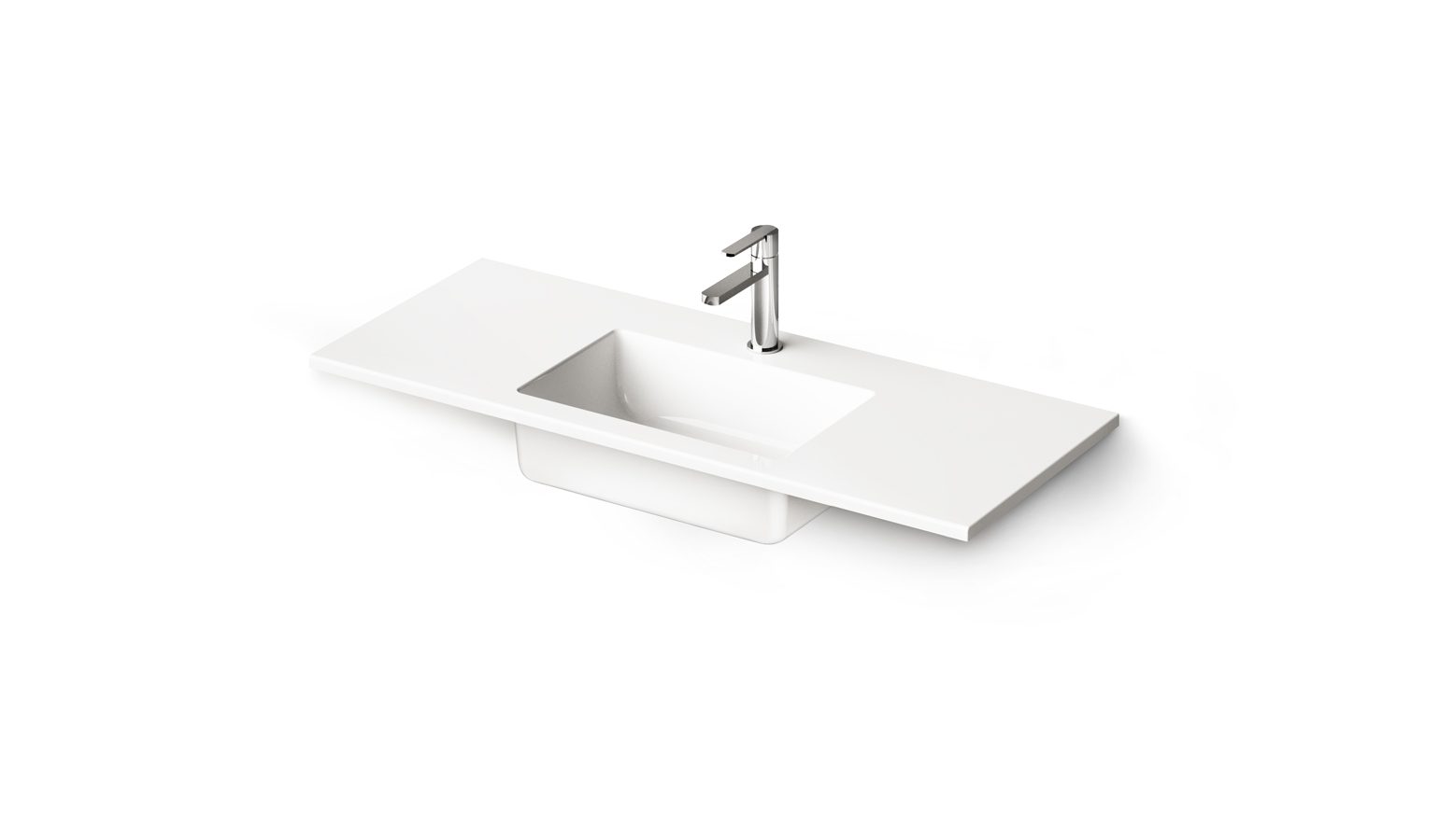 Möbeltvättställ PAA LOTO MINI 100, 100x40 cm, gjutmarmor