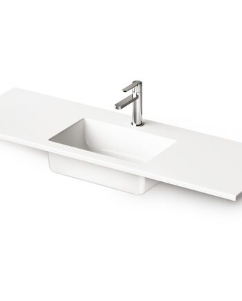 Möbeltvättställ PAA LOTO MINI 120, 120x40 cm, gjutmarmor