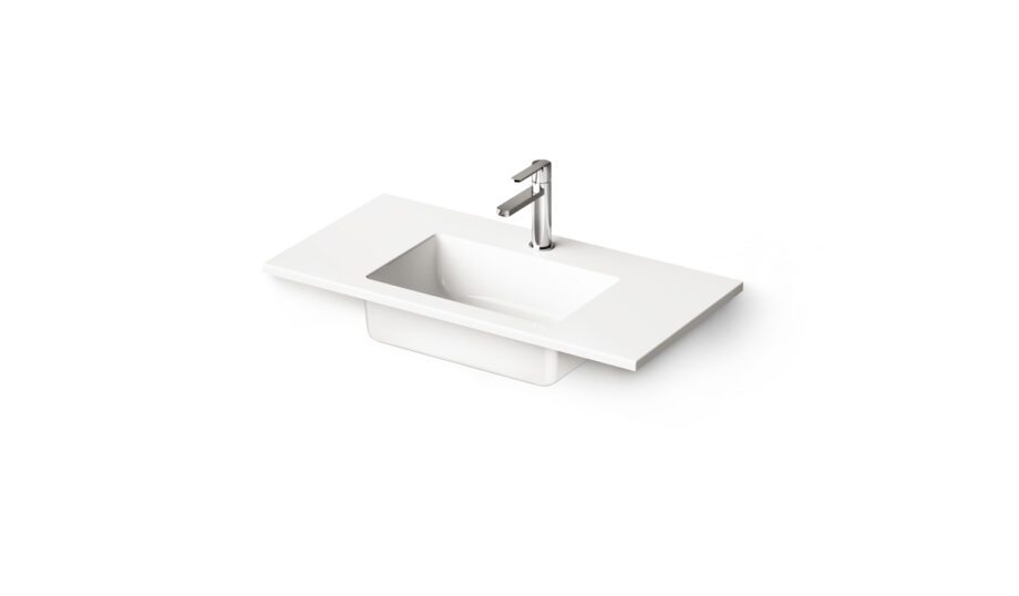 Mööblivalamu PAA LOTO MINI 80, 80×40 cm, kivimass Möbeltvättställ PAA LOTO MINI 80, 80x40 cm, gjutmarmor