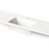 Mööblivalamu PAA LOTO MINI 120, 120×40 cm, kivimass 2 Möbeltvättställ PAA LOTO MINI 120, 120x40 cm, gjutmarmor – 2