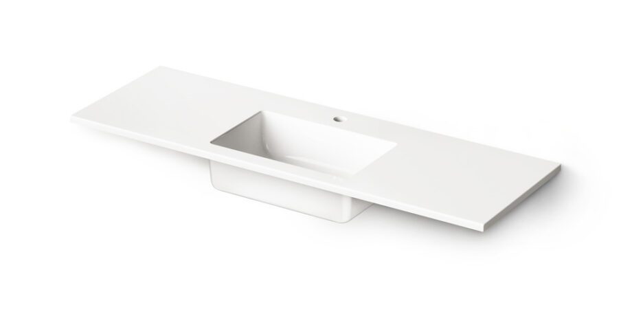 Mööblivalamu PAA LOTO MINI 120, 120×40 cm, kivimass 2 Möbeltvättställ PAA LOTO MINI 120, 120x40 cm, gjutmarmor – 2