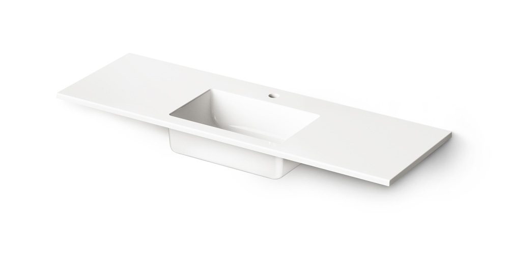 Möbeltvättställ PAA LOTO MINI 120, 120x40 cm, gjutmarmor – 2