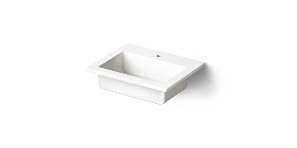 Möbeltvättställ PAA LOTO MINI 50, 50x40 cm, gjutmarmor – 2