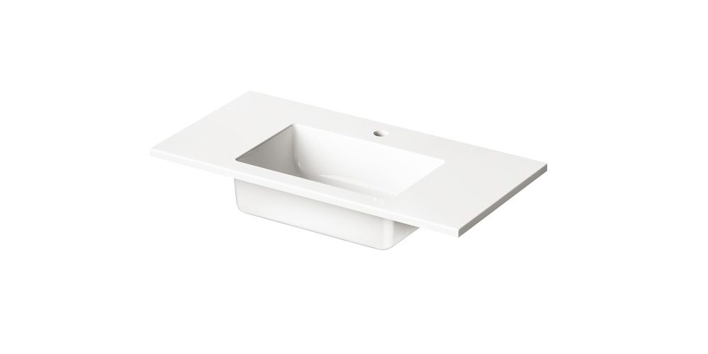Möbeltvättställ PAA LOTO MINI 80, 80x40 cm, gjutmarmor – 2