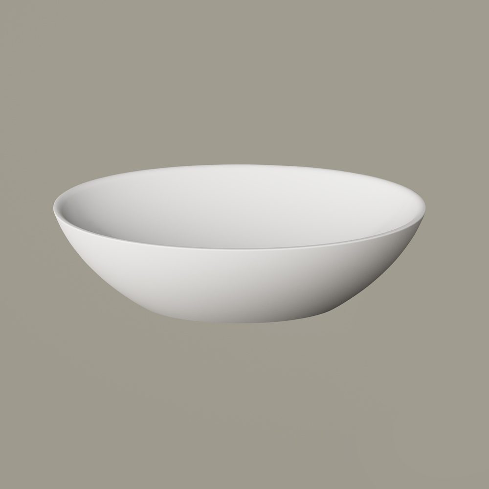 Ovanpåliggande handfat PAA PERLA 51x35,5 cm, Silkstone – 3
