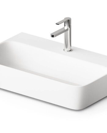 Vägghängt handfat PAA QUADRO 70x43 cm, Silkstone