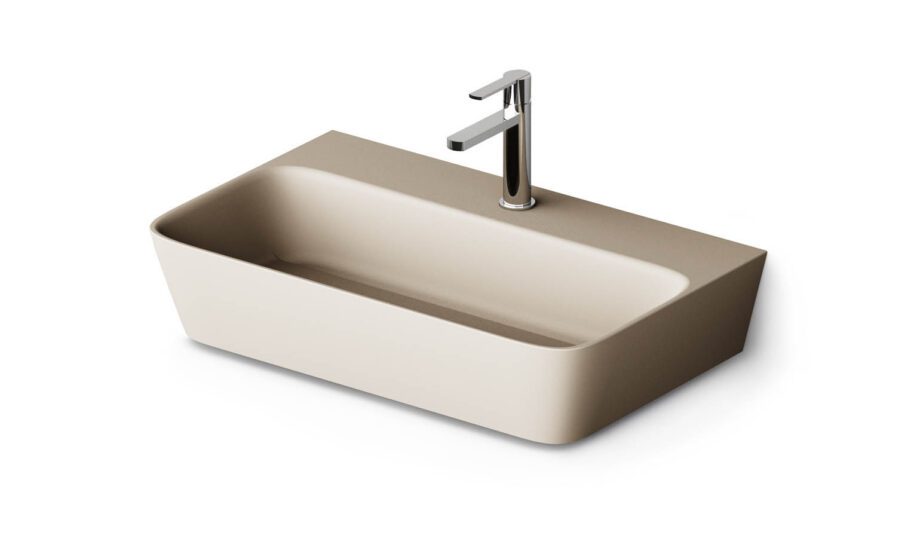 Seinavalamu PAA QUADRO 70×43 cm, Silkstone 5 Vägghängt handfat PAA QUADRO 70x43 cm, Silkstone – 5