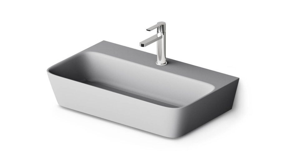 Seinavalamu PAA QUADRO 70×43 cm, Silkstone 4 Vägghängt handfat PAA QUADRO 70x43 cm, Silkstone – 4