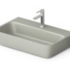 Seinavalamu PAA QUADRO 70×43 cm, kivimass 3 Vägghängt handfat PAA QUADRO 70x43 cm, gjutmarmor – 3