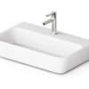 Seinavalamu PAA QUADRO 70×43 cm, kivimass Vägghängt handfat PAA QUADRO 70x43 cm, gjutmarmor