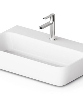 Vägghängt handfat PAA QUADRO 70x43 cm, gjutmarmor