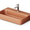 Seinavalamu PAA QUADRO 70×43 cm, kivimass 2 Vägghängt handfat PAA QUADRO 70x43 cm, gjutmarmor – 2