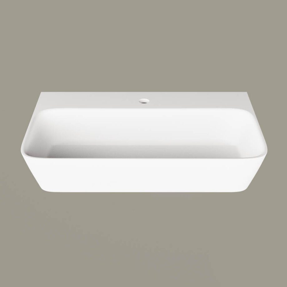 Seinavalamu PAA QUADRO 70×43 cm, Silkstone 3 Vägghängt handfat PAA QUADRO 70x43 cm, Silkstone – 3
