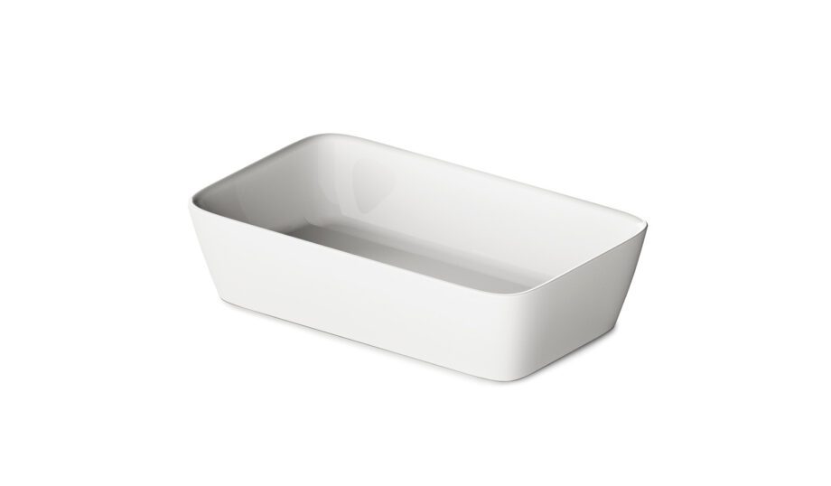 Ovanpåliggande handfat PAA QUADRO ON 56x34 cm, gjutmarmor
