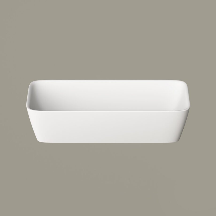 Ovanpåliggande handfat PAA QUADRO ON 55,5x33,5 cm, Silkstone – 3