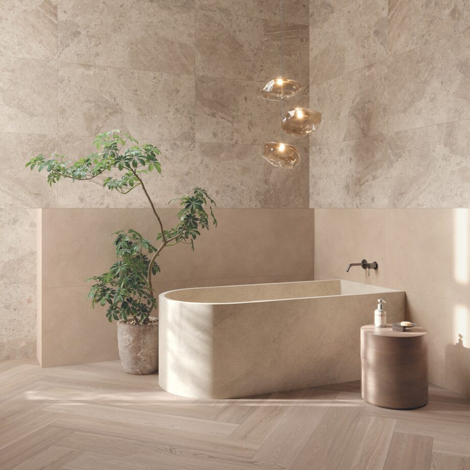 Kivimustriga terrassiplaat ABK Era Blooming Taupe, 80×80 cm, 20 mm, välitingimustesse, libisemiskindel R11 Terrassplatta i stenlook ABK Era Blooming Taupe, 60x120 cm, 20 mm, för utomhusbruk, halkskydd R11 – 2