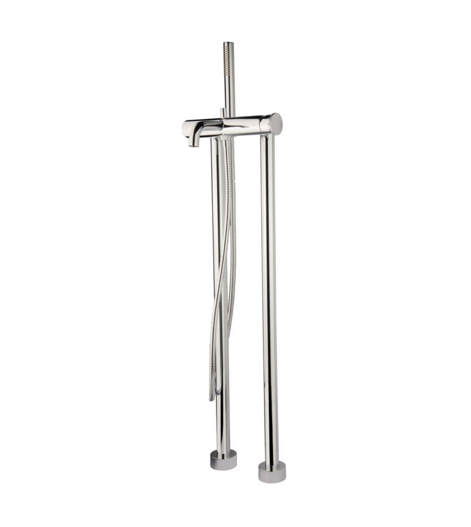 Badkarsblandare på golvpelare Emmevi Filobrass 8500128 med handdusch – bild 3 Badkarsblandare på golvpelare Emmevi Filobrass 8500128 med handdusch – 3