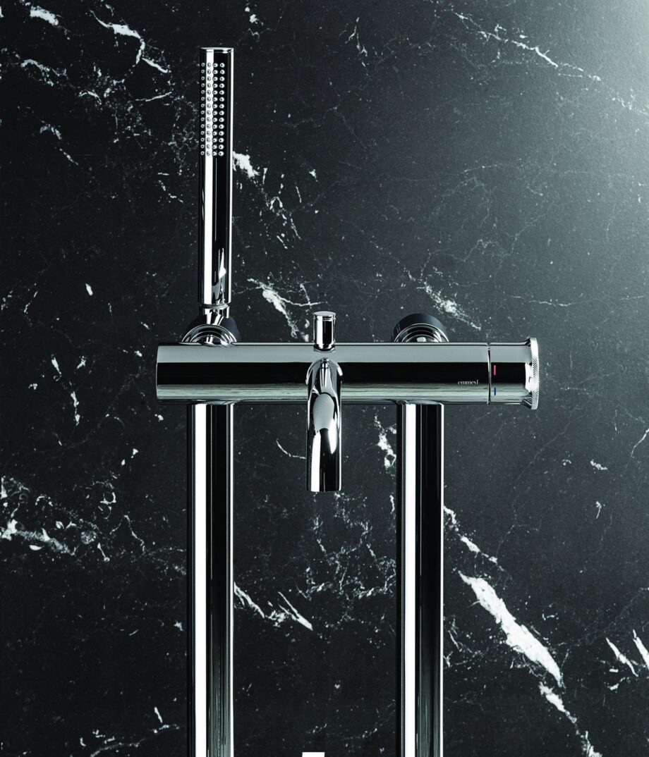 Badkarsblandare på golvpelare Emmevi Filobrass 8500128 med handdusch – bild 4 Badkarsblandare på golvpelare Emmevi Filobrass 8500128 med handdusch – 4