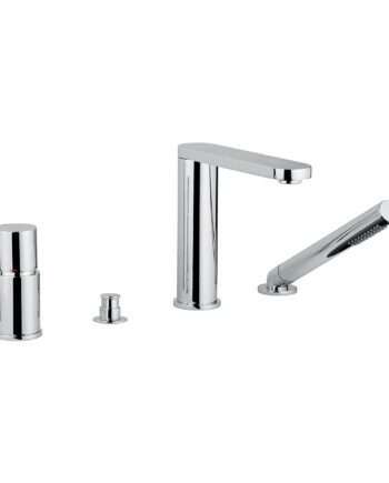 Badkarskantsblandare Emmevi Ade 78120, 4 hål