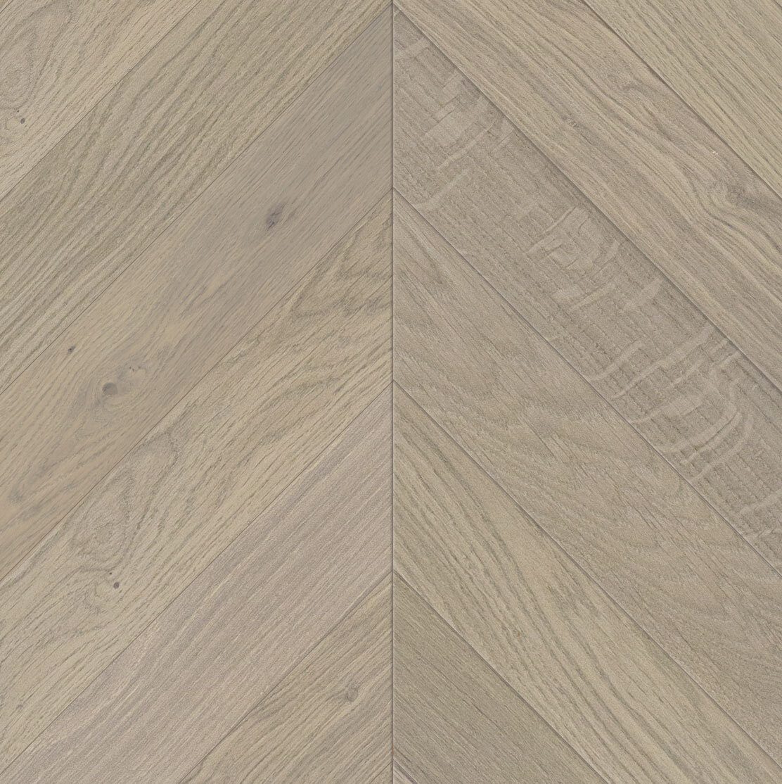 Chevronparkett ek Esta AB Sandstone 780 mm extra mattlackad