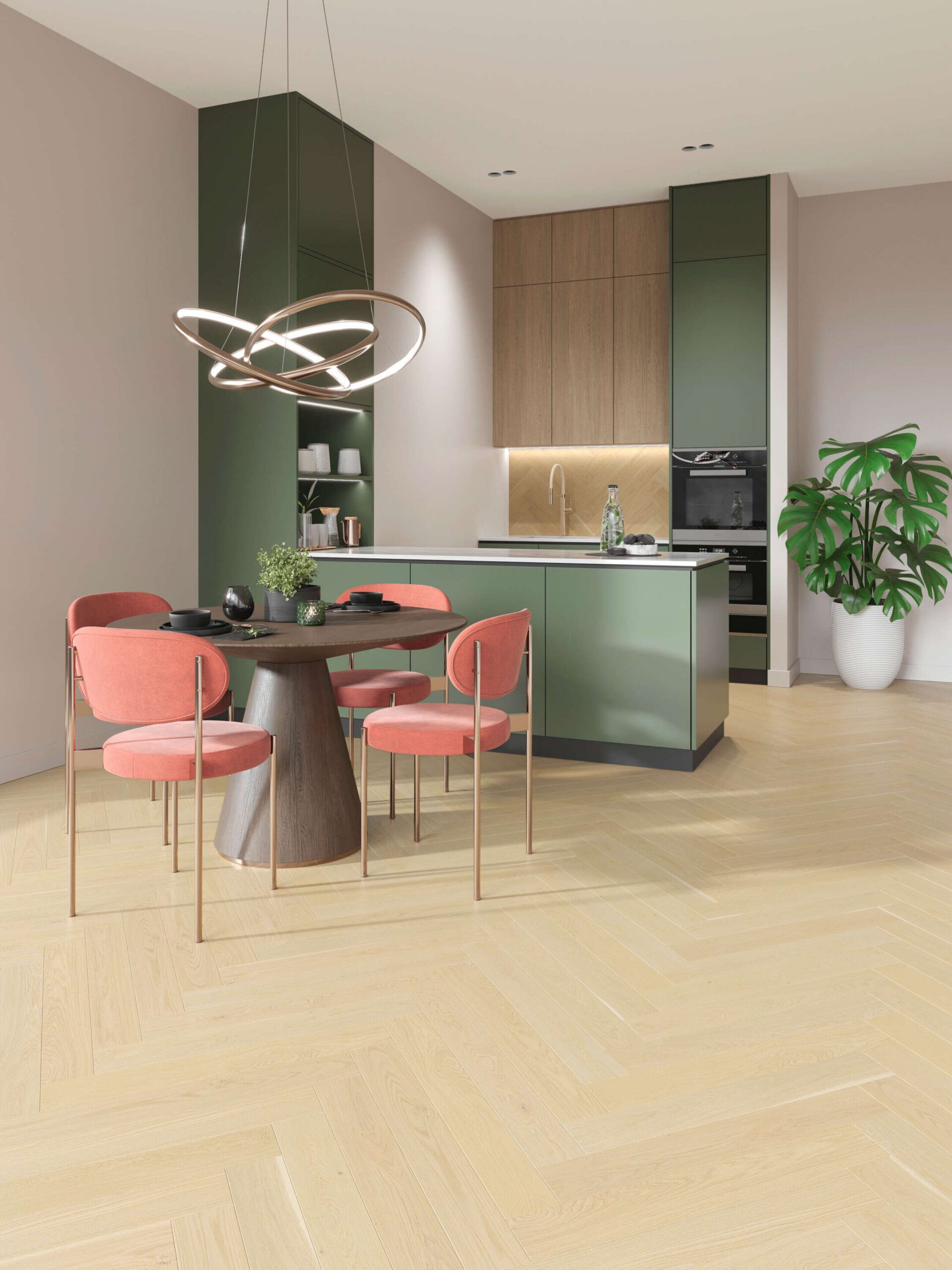 Chevronparkett ek Esta Nordic S Dazy extra mattlackad – 3