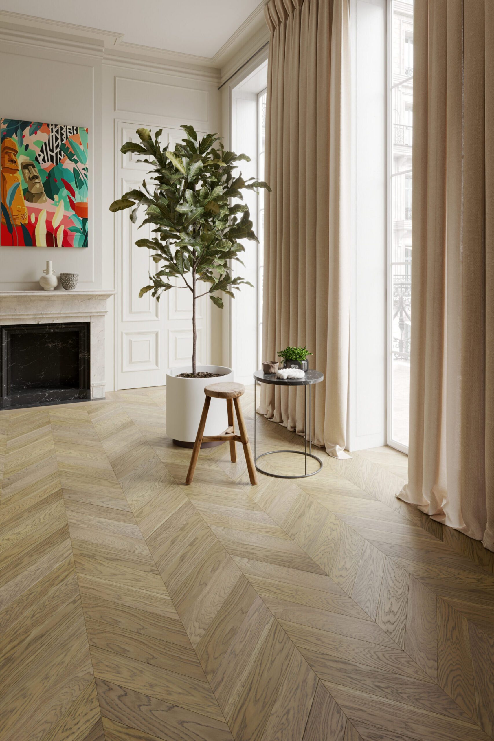 Chevronparkett ek Esta Nordic S Havana extra mattlackad – 3