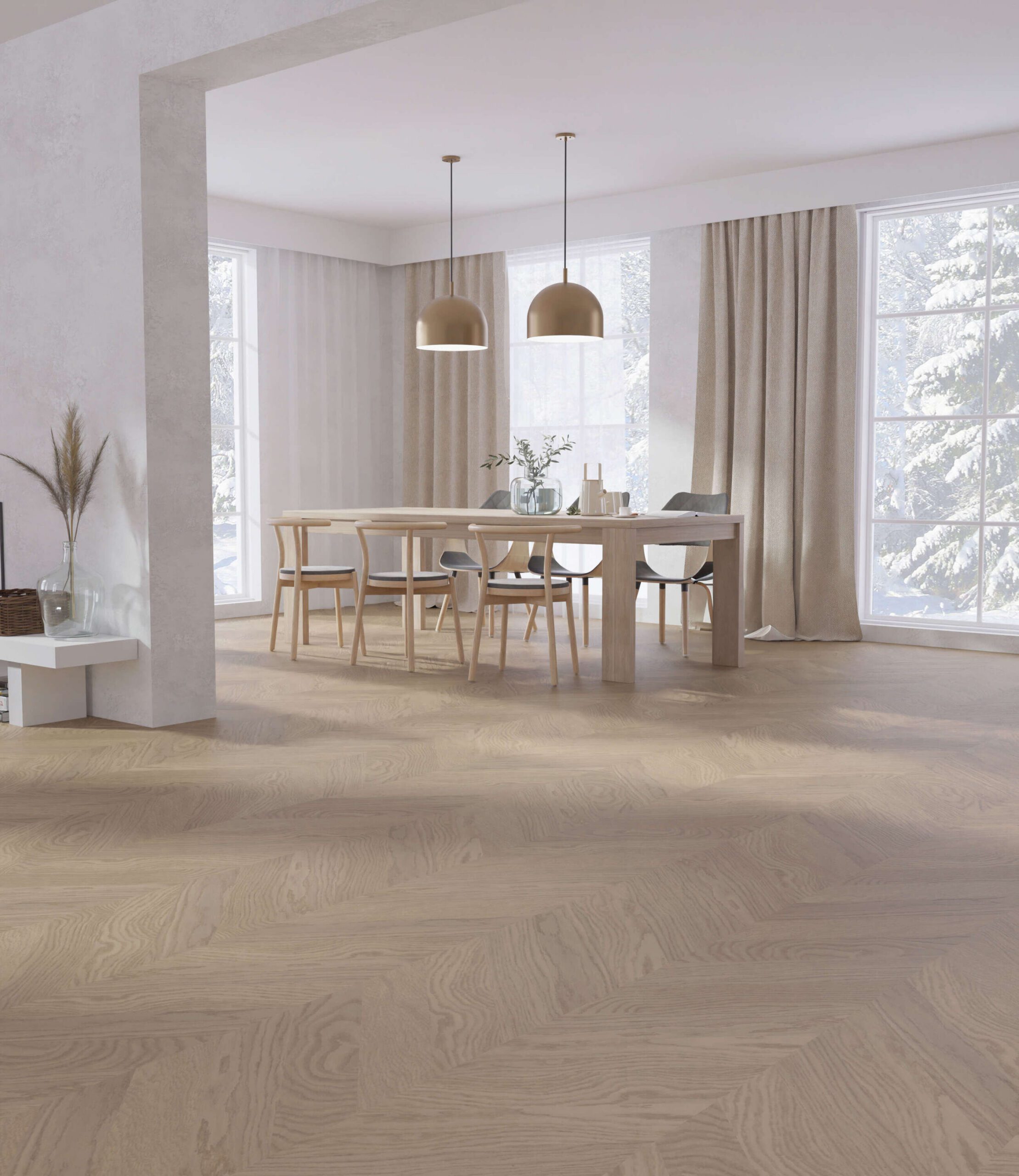 Chevronparkett ek Esta Nova Eco Elite Dazy extra mattlackad – 2