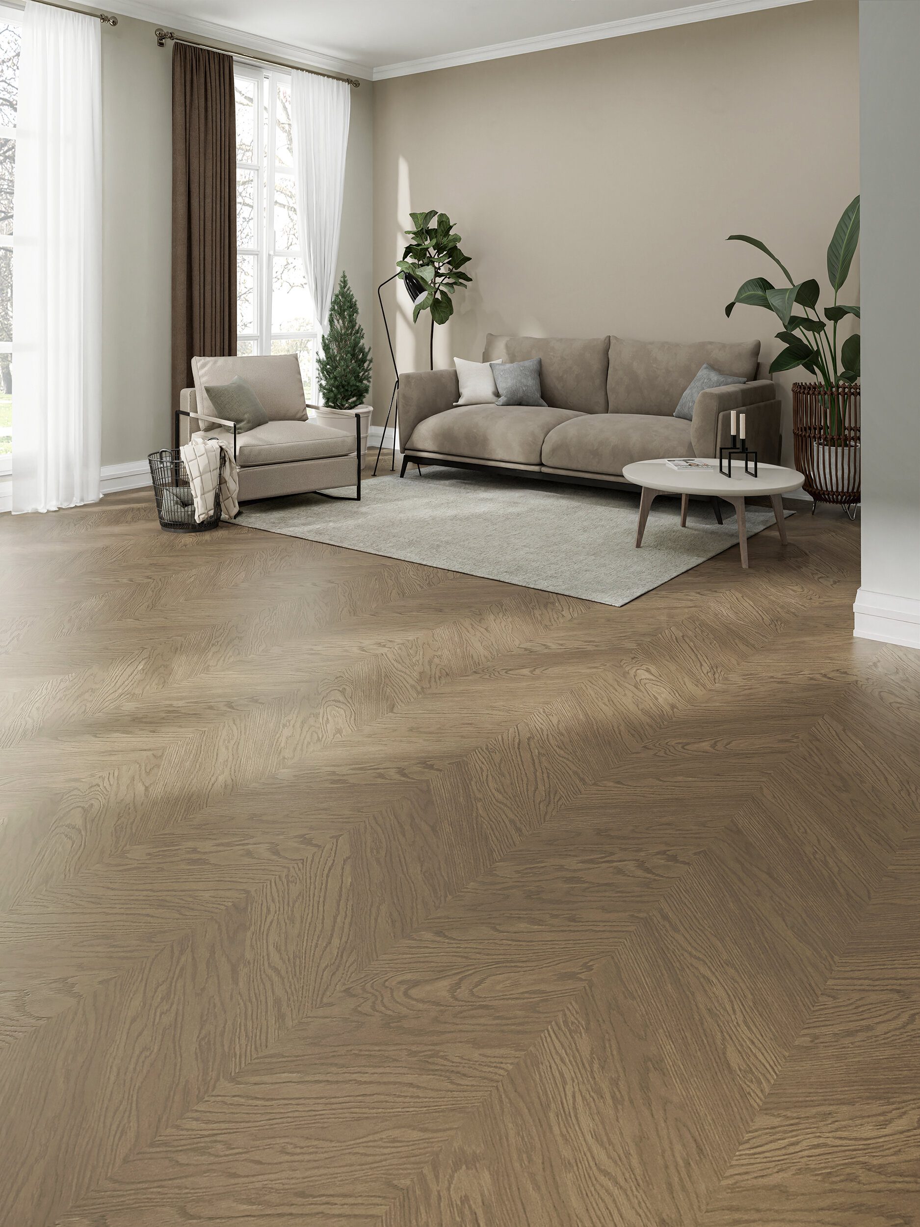 Chevronparkett ek Esta Nova Eco Elite Havana extra mattlackad – 3