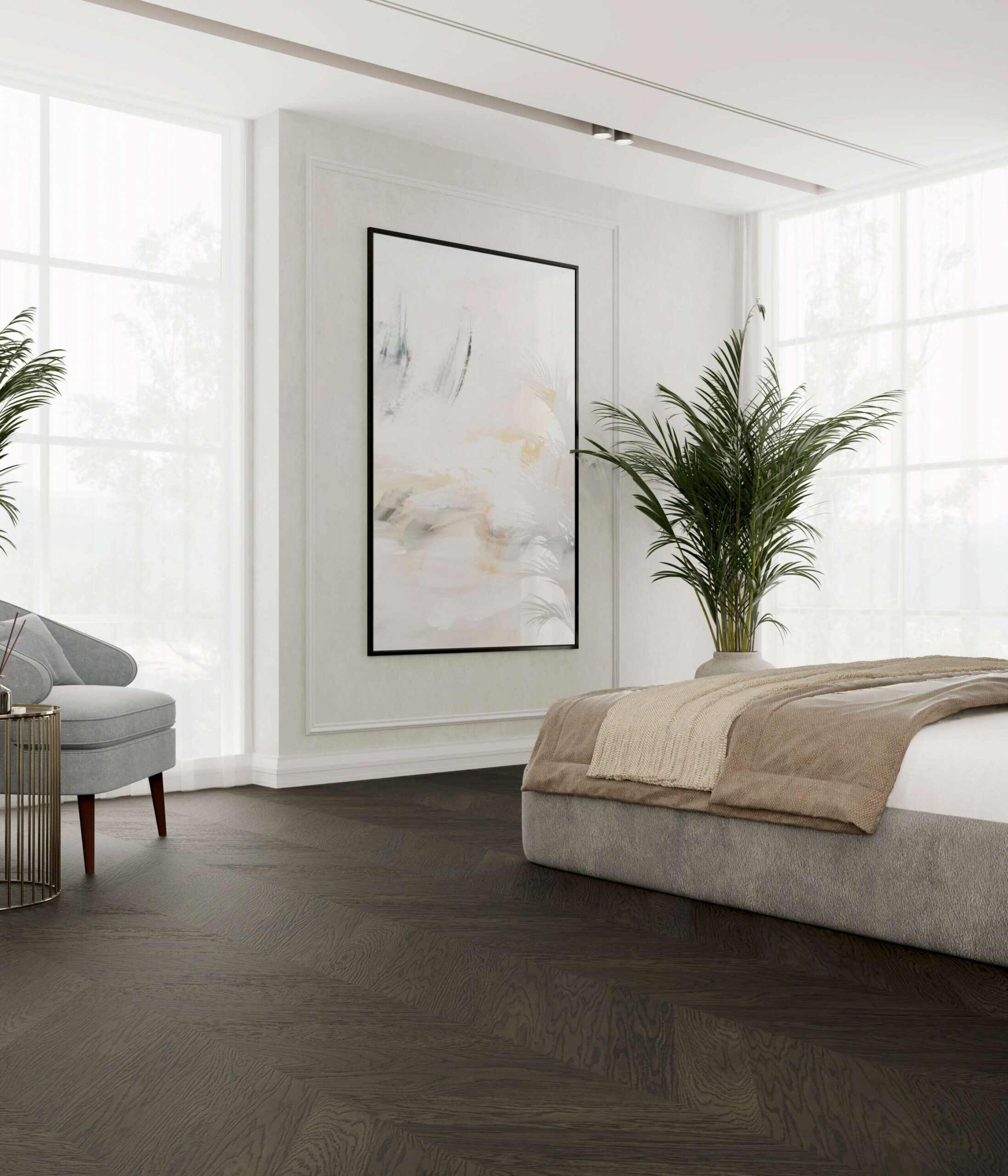 Chevronparkett ek Esta Nova Eco Elite Lava Grey UV-oljad – 3