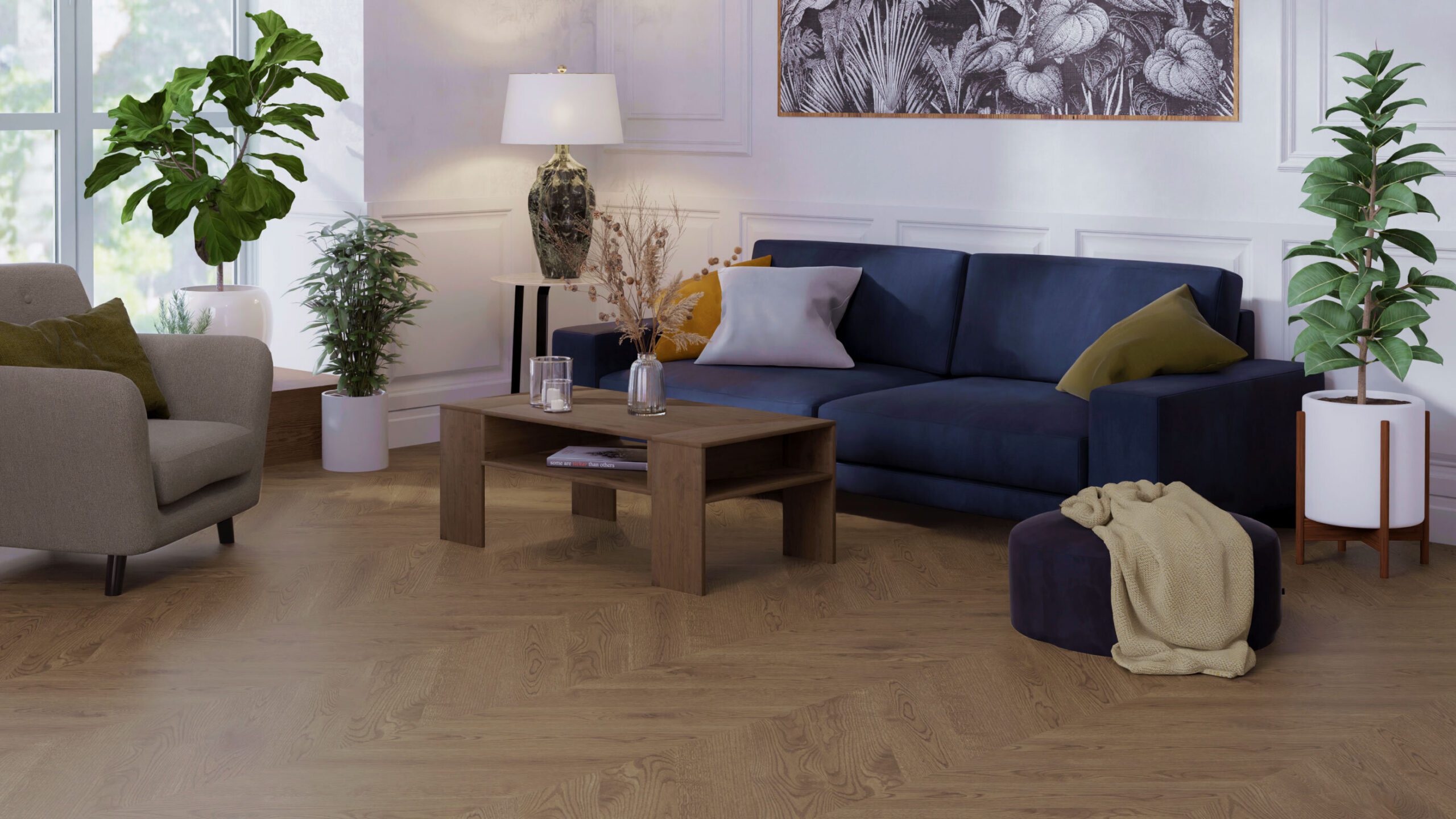 Chevronparkett ek Esta Nova Eco Elite Stavanger extra mattlackad – 3
