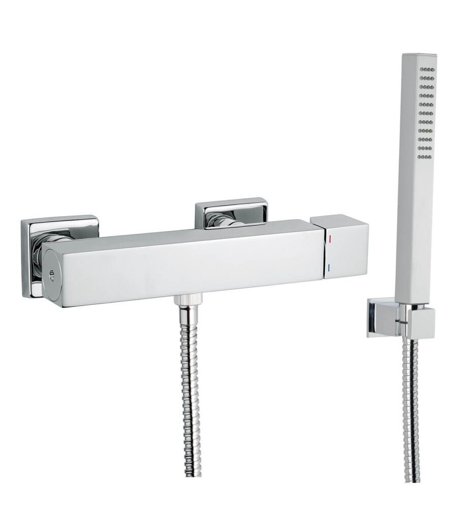 Duschblandare Emmevi Siris 47002, krom, spak utan skaft, blandare + duschset Duschblandare Emmevi Siris 47002 – 2