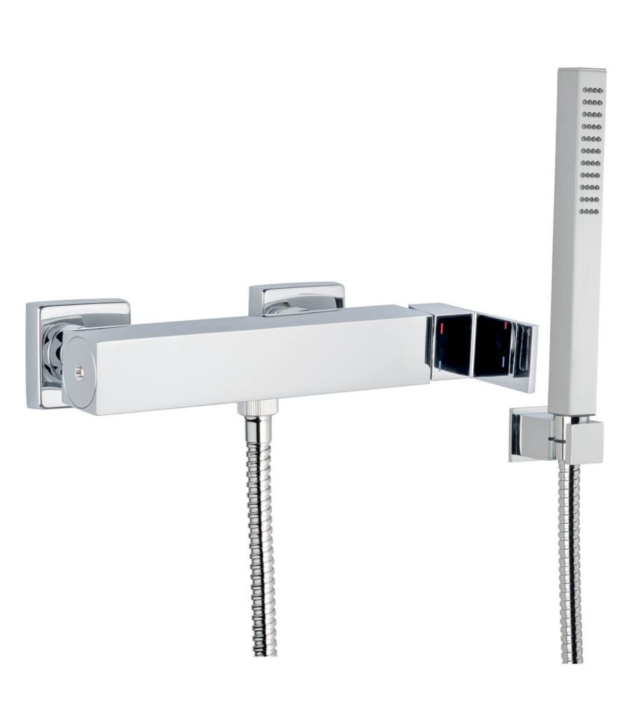 Duschblandare Emmevi Siris 47002, krom, sluten spak, blandare + duschset Duschblandare Emmevi Siris 47002 – 4