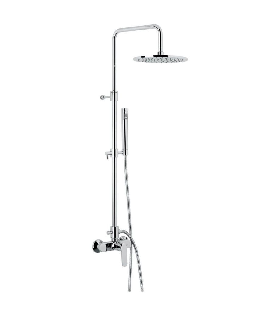 Duschsystem med blandare Emmevi Nefer 7700284, krom Duschsystem med blandare Emmevi Nefer 7700284