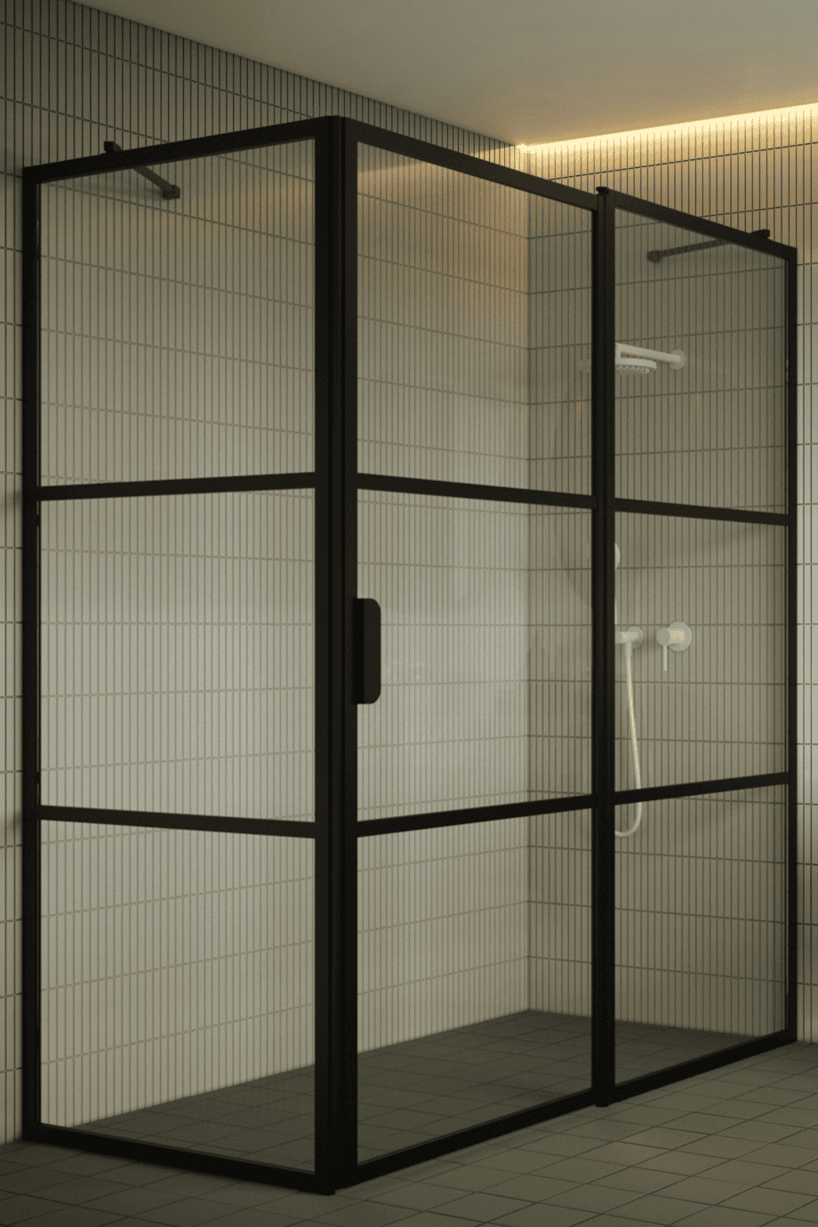 Duschhörna Hietakari Bläk 761 Tokyo, svart ram, bronsfärgat glas Duschhörna Hietakari Bläk 761 Tokyo, svart ram, bronsfärgat glas