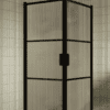 Duschhörna Hietakari Bläk 762 Tokyo, svart ram, räfflat glas (Reeded) Duschhörna Hietakari Bläk 762 Tokyo, svart ram, räfflat glas (Reeded)