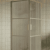 Duschhörna Hietakari Bläk 762 Tokyo, Sand-ram, räfflat glas (Reeded) Duschhörna Hietakari Bläk 762 Tokyo, Sand-ram, räfflat glas (Reeded)