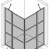 Duschhörna Hietakari Bläk 764 Tokyo – 3D-ritning Duschhörna Hietakari Bläk 764 Tokyo – 3D-ritning