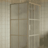 Duschhörna Hietakari Bläk 765 Paris, Sand-ram, räfflat glas (Reeded) Duschhörna Hietakari Bläk 765 Paris, Sand-ram, räfflat glas (Reeded)