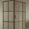 Duschhörna Hietakari Bläk 766 Paris, Mocha-ram, räfflat glas (Reeded) Duschhörna Hietakari Bläk 766 Paris, Mocha-ram, räfflat glas (Reeded)