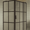 Duschhörna Hietakari Bläk 766 Paris, vit ram, räfflat glas (Reeded) Duschhörna Hietakari Bläk 766 Paris, vit ram, räfflat glas (Reeded)