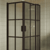Duschhörna Hietakari Bläk 768 Paris, Cocoa-ram, räfflat glas (Reeded) Duschhörna Hietakari Bläk 768 Paris, Cocoa-ram, räfflat glas (Reeded)