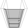Svängbar duschdörr med väggmagnet Hietakari Bläk 790 Tokyo – 3D-ritning Svängbar duschdörr med väggmagnet Hietakari Bläk 790 Tokyo – 3D-ritning