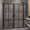 Duschvägg för nisch Hietakari Bläk 753 Paris, Sand-ram, klart glas Duschvägg för nisch Hietakari Bläk 753 Paris, Sand-ram, klart glas